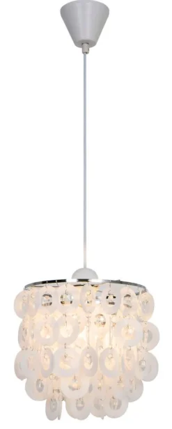 Heat Bauble riippuvalaisin 25 cm valkoinen