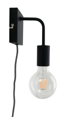 Heat Comfy seinävalaisin 13 cm musta