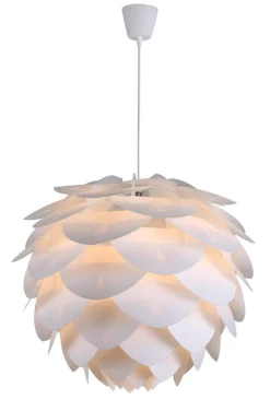 Heat Leaf riippuvalaisin 47 cm valkoinen