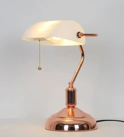 Heat pöytävalaisin Banker vetokytkimellä 37 cm ruusukulta-va