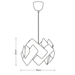 Heat riippuvalaisin Linen luonnonvalkoinen pellava varjostin