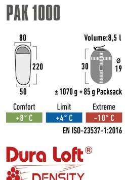 High Peak makuupussi Pak 1000ECO