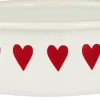IB Laursen kulho sydämillä 14 cm emaloitu