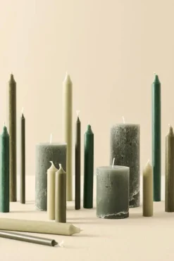 IB Laursen kynttilä 10 cm rustiikki vihreä