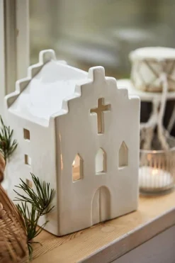 IB Laursen talolyhty kirkko Stillenat valkoinen