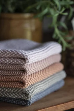 IB Laursen tiskiliina kudottu Mynte vihreä