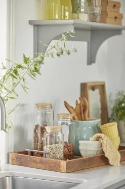 IB Laursen tiskiliina kudottu Mynte sitruuna