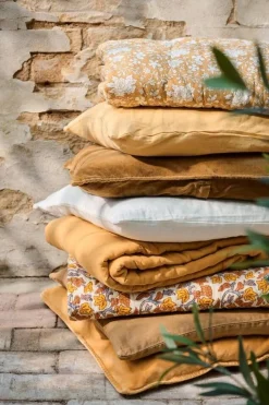 IB Laursen tyynynpäällinen sametti harvest yellow