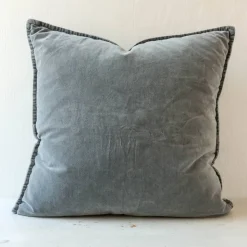 IB Laursen tyynynpäällinen sametti dusty blue