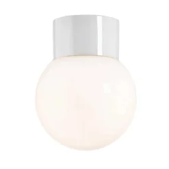 Ifö Electric Classic Glob Ø150mm,  valkoinen, suora posliinikanta