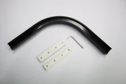 Ihanin D-verhokiskon kulma musta 20 x 20 cm