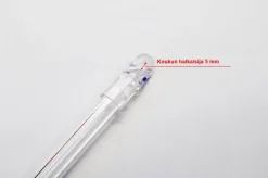 Ihanin pintamallisen sälekaihtimen säätötanko 25 cm akryyli