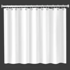 Ihanin suihkuverhotanko 125-220 cm valkoinen