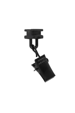 Ihanin verhokiskon liuku nipistimellä musta 20 kpl