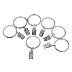 Ihanin verhorenkaat nipistimellä 10 kpl valkokulta