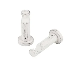 Ihanin verhotangon kannakkeet 19 mm valkokulta