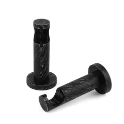 Ihanin verhotangon kannakkeet 19 mm mustakulta