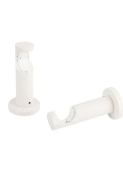 Ihanin verhotangon kannakkeet 19 mm mattavalkoinen