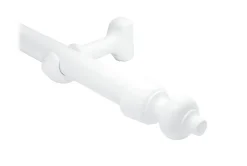 Ihanin verhotanko 240 cm puinen valkoinen