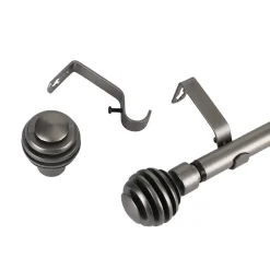 Ihanin verhotanko Alma 120-210 cm antrasiitti