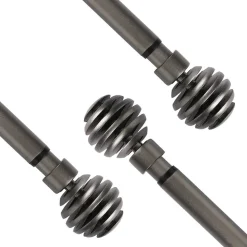 Ihanin verhotanko Alma 120-210 cm antrasiitti