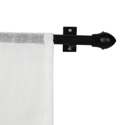 Ihanin verhotanko Cafe 75-125 cm musta