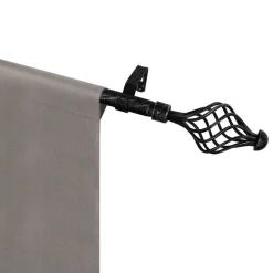 Ihanin verhotanko Elena 160-310 cm mustakulta