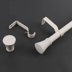 Ihanin verhotanko Emma 120-210 cm mattavalkoinen