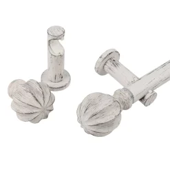 Ihanin verhotanko Isabella 160-330 cm valkokulta