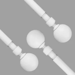 Ihanin verhotanko Mira 120-210 cm mattavalkoinen