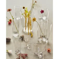 Iittala Aalto maljakko 180 mm kirkas