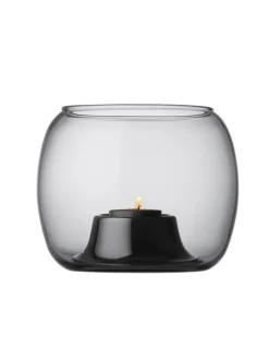 Iittala Kaasa Kynttilälyhty 141x115 mm harmaa