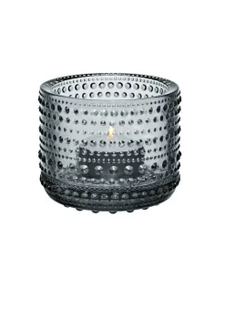 Iittala Kastehelmi Kynttilälyhty 64 mm harmaa