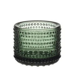 Iittala Kastehelmi kynttilälyhty 64 mm havunvihreä