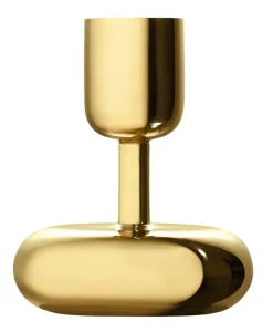 Iittala Nappula kynttilänjalka 107 mm messinki