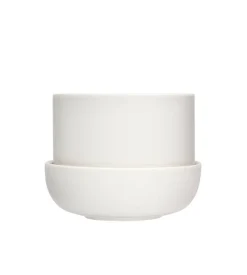 Iittala Nappula ruukku ja vati 170x130 mm valkoinen