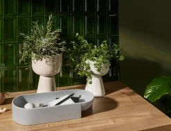 Iittala Nappula Ruukku 230x155 mm valkea