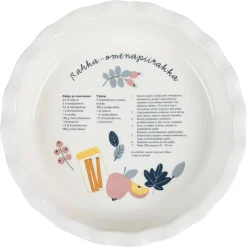 Iloleipuri piirakkavuoka Omena keraaminen