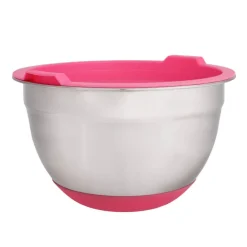 Iloleipuri teräskulho 1,5 l pinkki