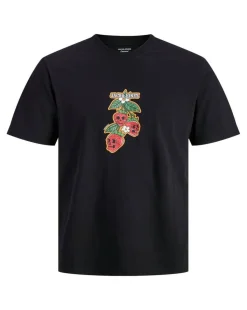 Jack Jones Plus t-paita Jorcatskills Skull