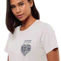 Jack Wolfskin t-paita Discover Heart W