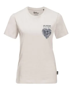 Jack Wolfskin t-paita Discover Heart W