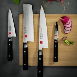 Kasumi santoku Damascus 13 cm