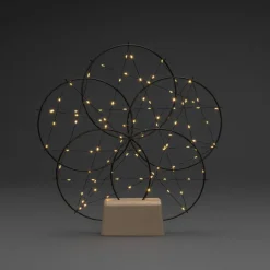 Konstsmide Metallikoriste 100 x amber LED