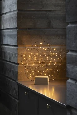 Konstsmide Metallikoriste 100 x amber LED