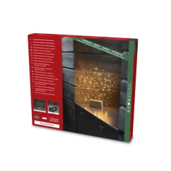 Konstsmide Metallikoriste 100 x amber LED