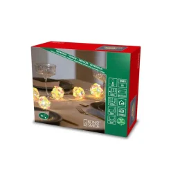 Konstsmide paristovalosarja 10-os. timanttipallot