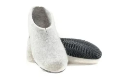 Lahtiset aamutossut Vaaleanharmaa