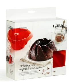 Lekue Classic torvivuoka Spiral 20 cm punainen