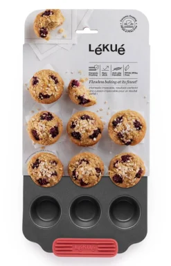 Lekue muffinssivuoka Non-stick 12 kuppia